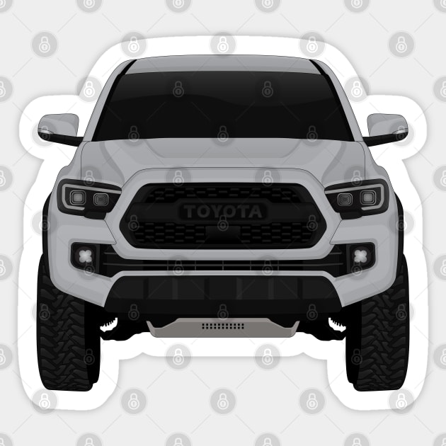 Toyota Tacoma SILVER Sticker by VENZ0LIC